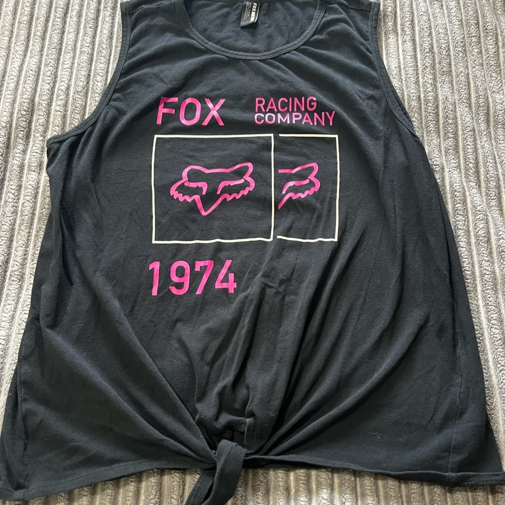 Fox Racing Tie Front Sleeveless Tank